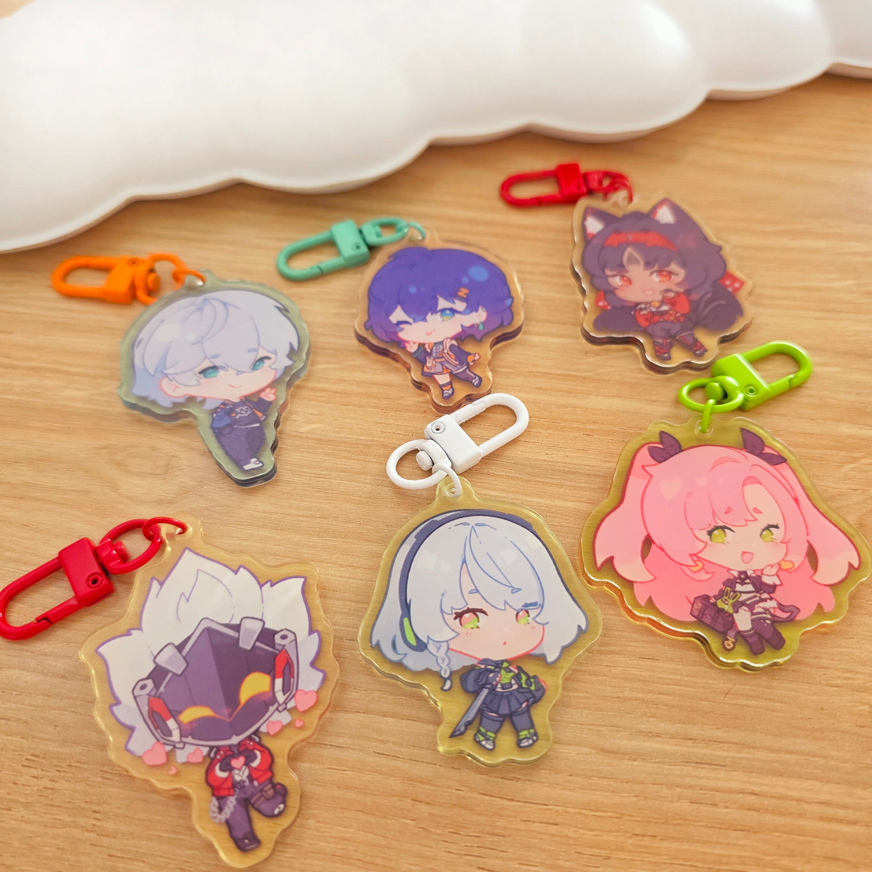 チャーム natsu Zenless Zone Zero | Acrylic charms & mate stickers [PRE-ORDER