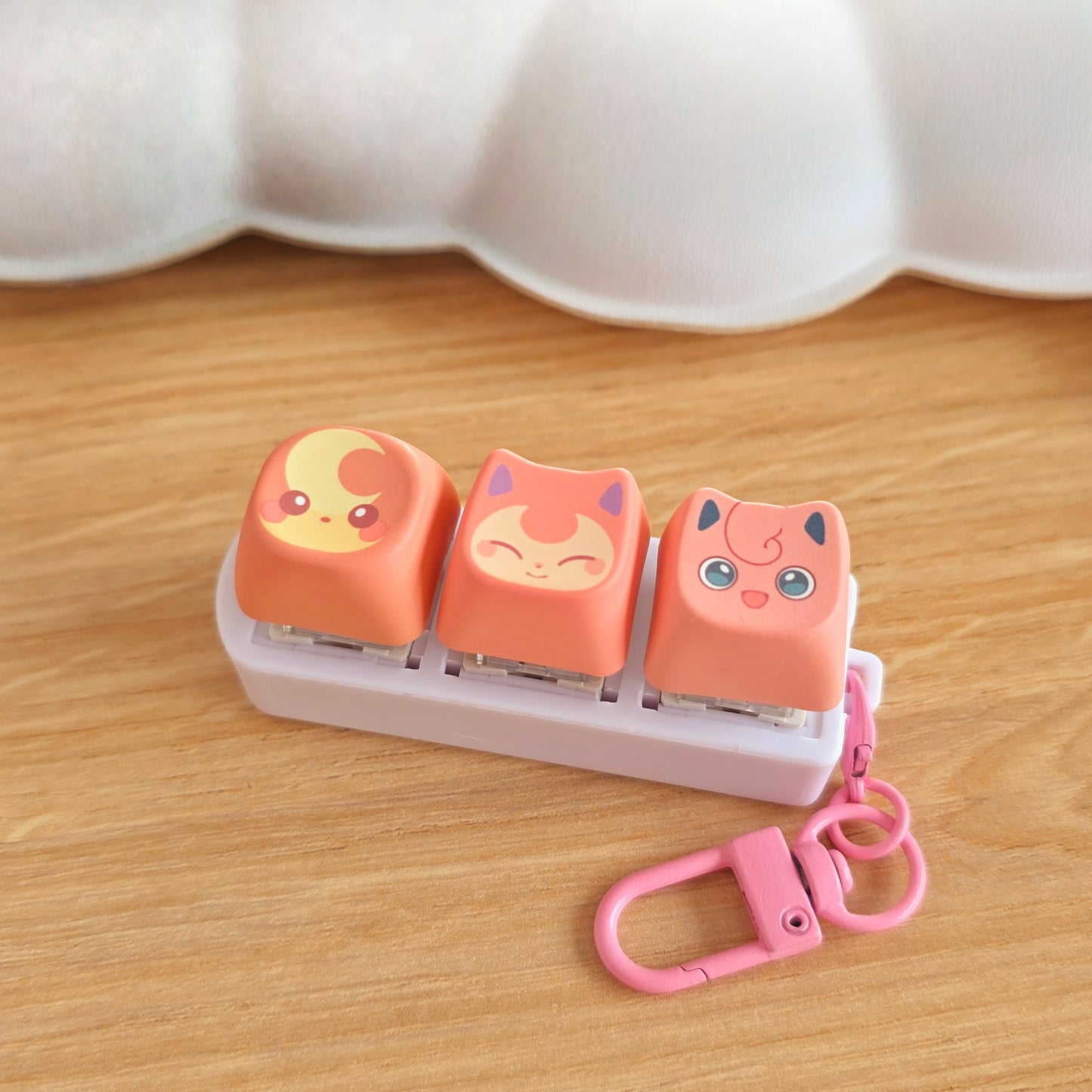 ✿ KEYCAPS ✿  Poke-pink [PRE-ORDER]