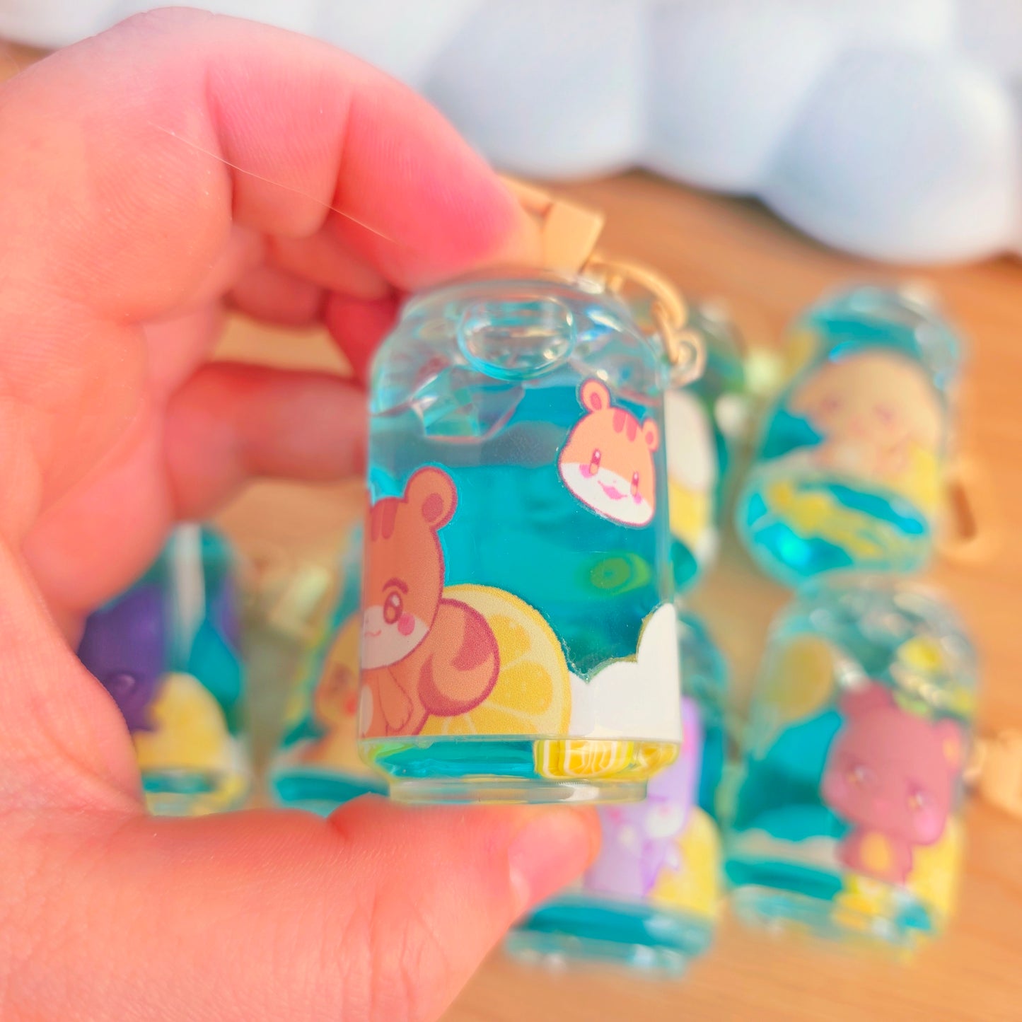 ✿ ANITEEZ ✿  Acrylic Keychains -> Liquid oil