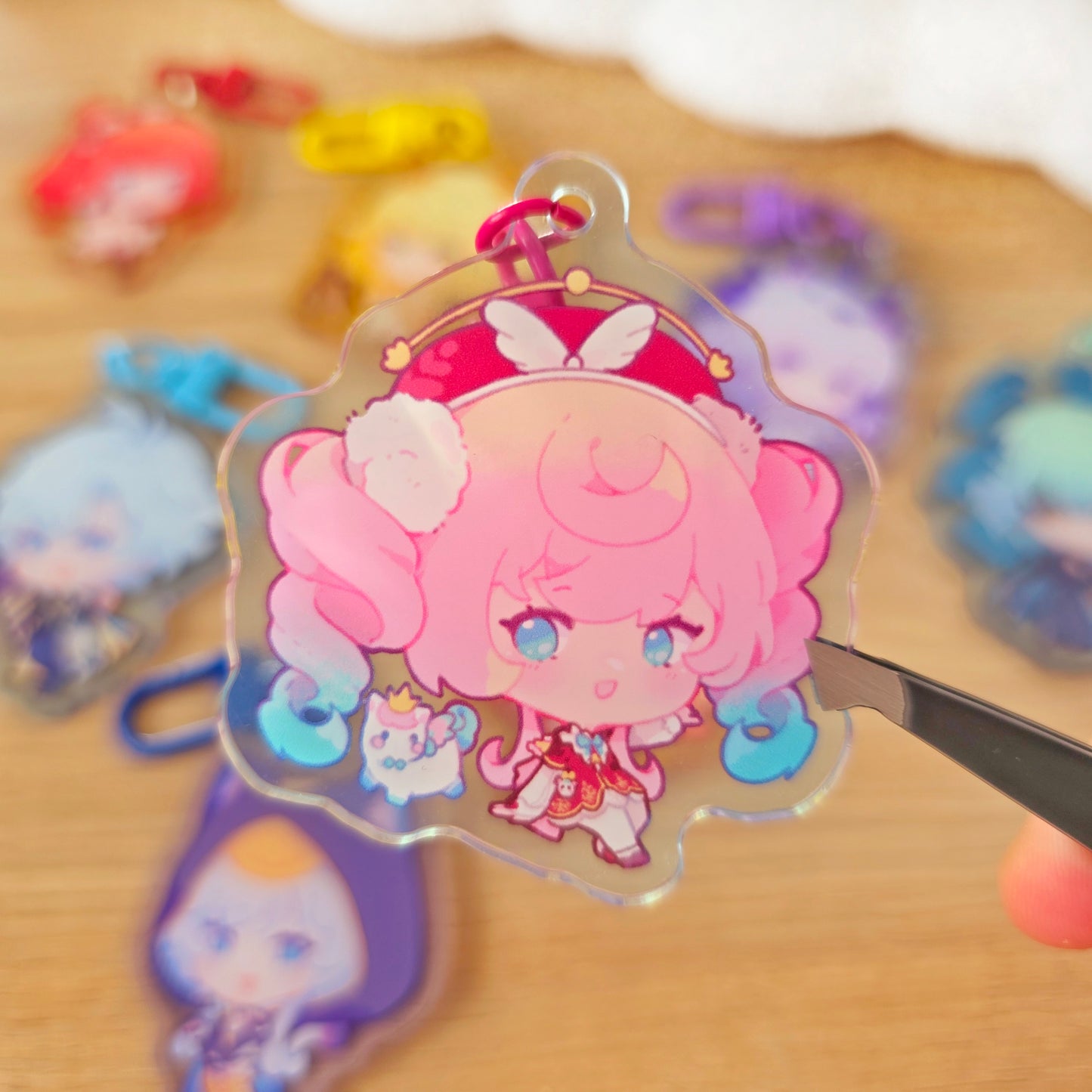 ✿ HONKAI S.R. ✿  Acrylic Charms & Stickers [PRE-ORDER]