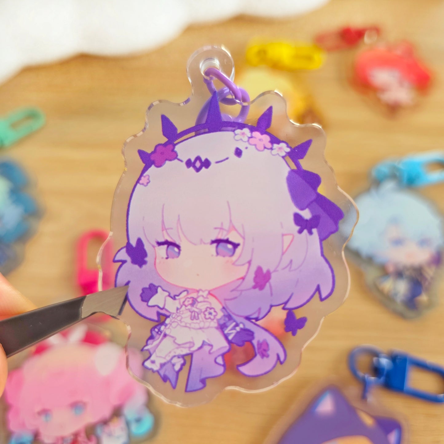 ✿ HONKAI S.R. ✿  Acrylic Charms & Stickers [PRE-ORDER]