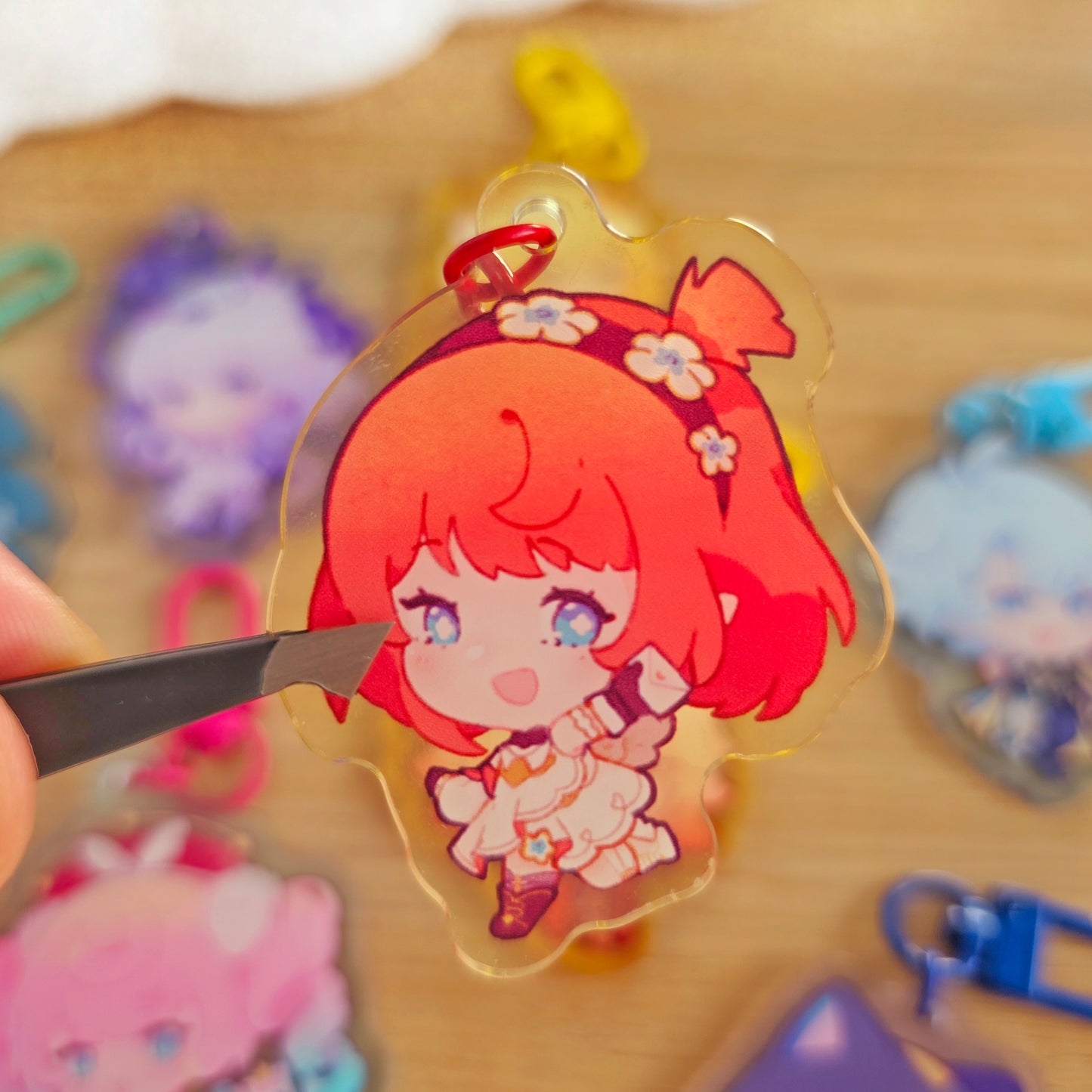 ✿ HONKAI S.R. ✿  Acrylic Charms & Stickers [PRE-ORDER]