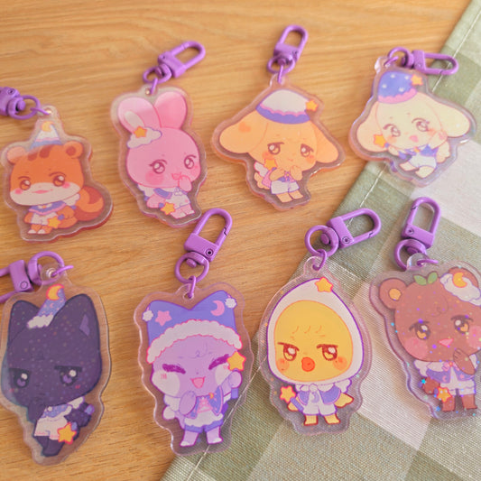 ✿ ANITEEZ ✿  Acrylic Keychains & stickers [pre-order]