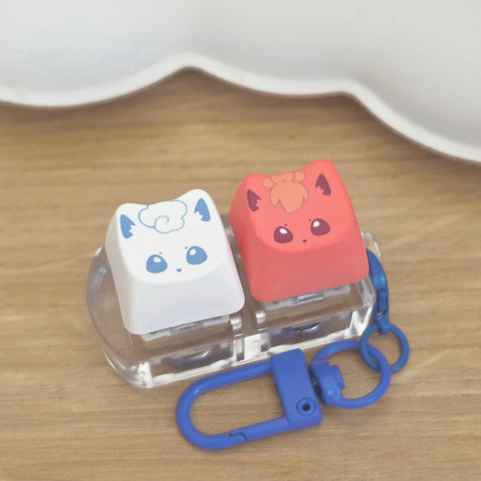 ✿ KEYCAPS ✿  ice-fire fox