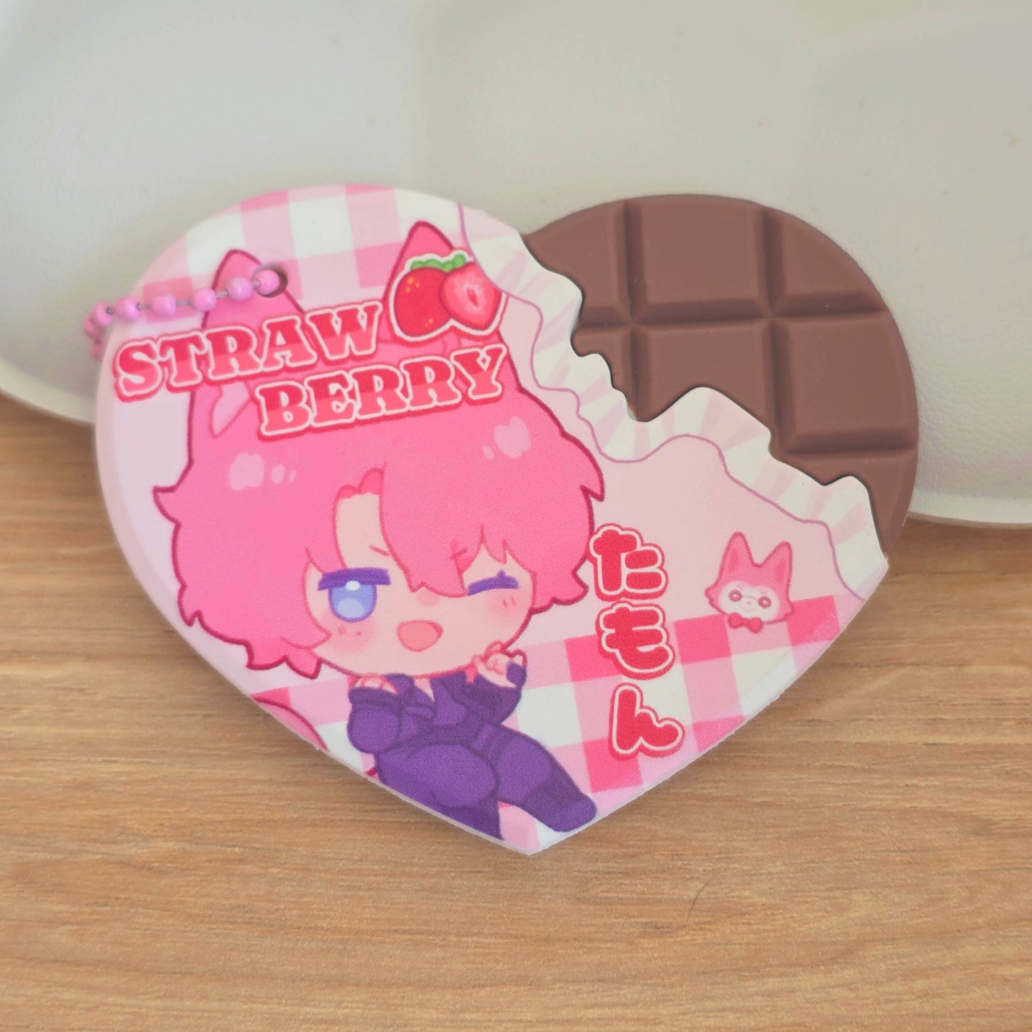 Tamon's B-side Chocolate Keychains