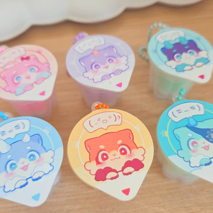 HSR Chimeras Pudding Keychains