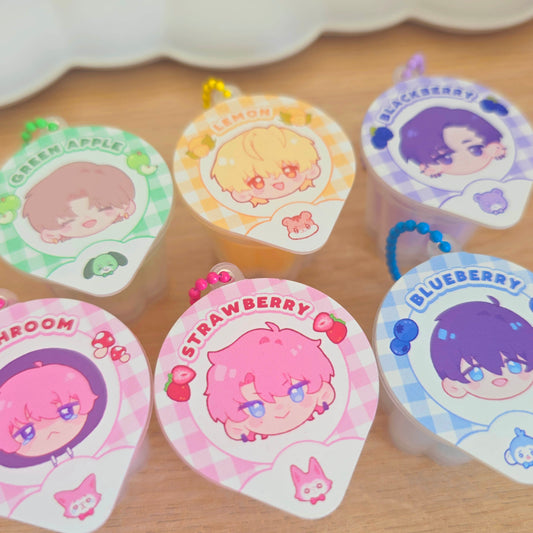 Tamon's B-side Pudding Keychains