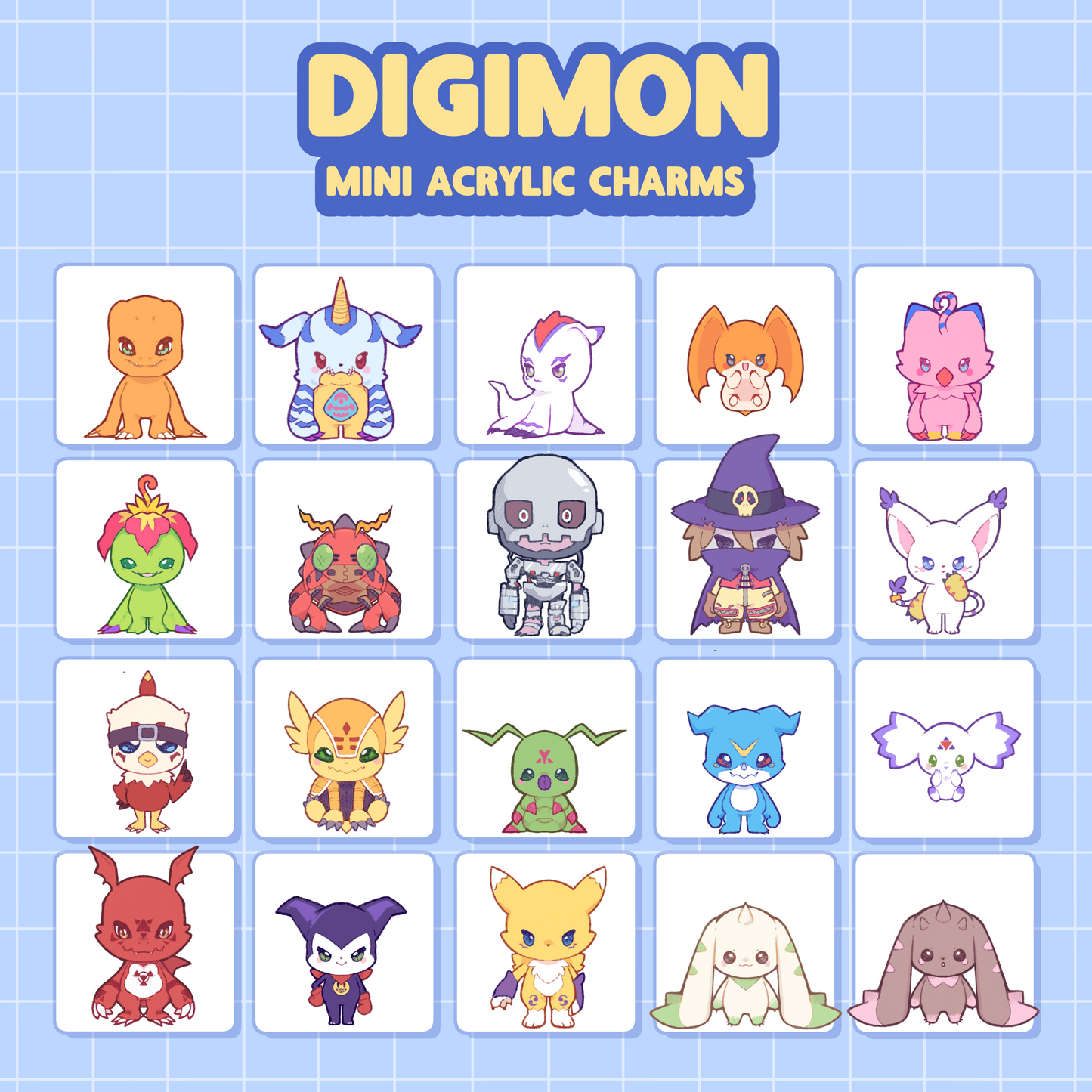 DIGIMON - Mini Acrylic Charms