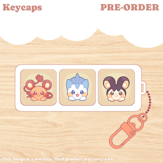✿ KEYCAPS ✿  poke-electric[PRE-ORDER]