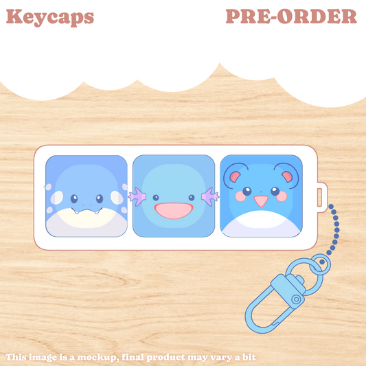 ✿ KEYCAPS ✿  water type [PRE-ORDER]