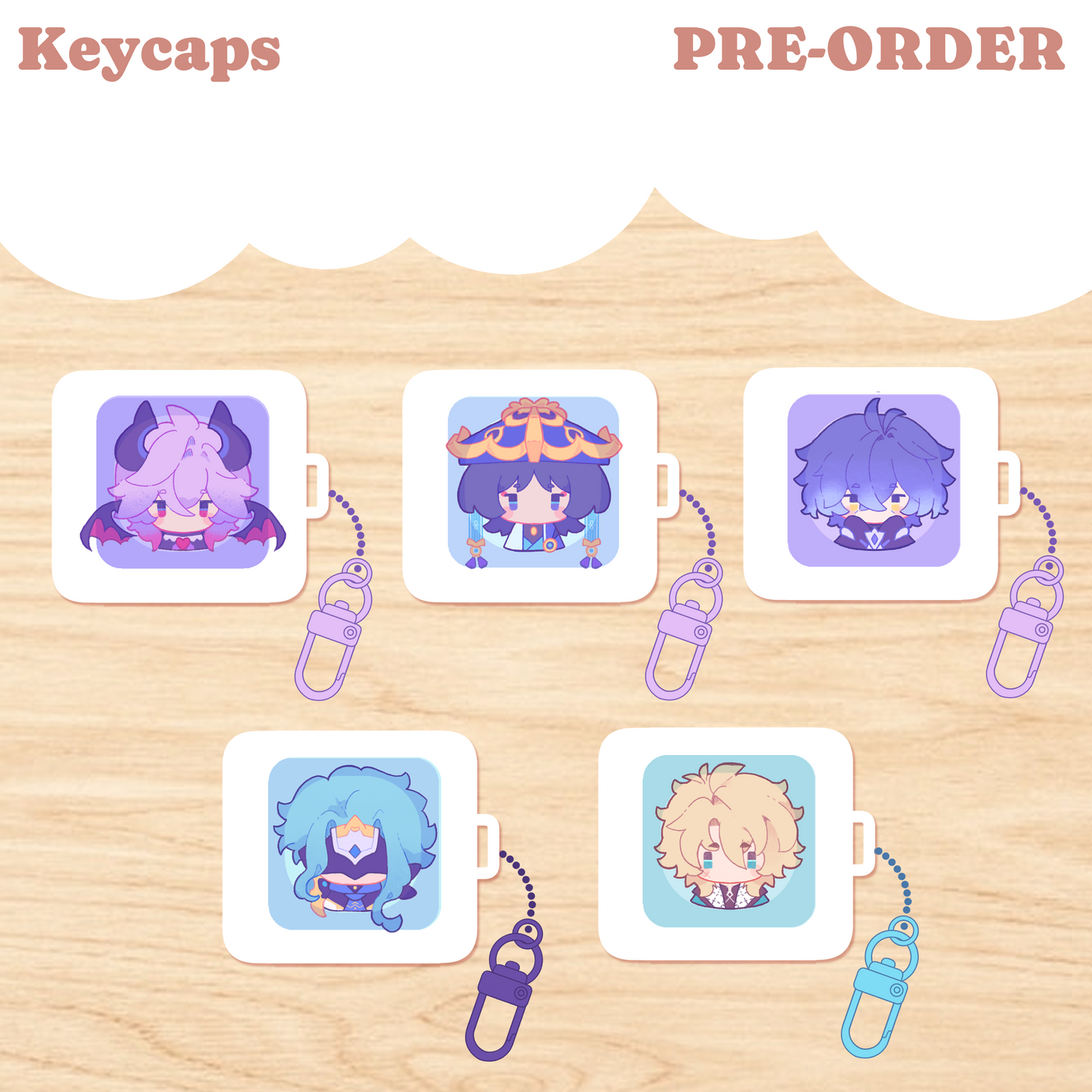 ✿ KEYCAPS ✿ GENSHIN [PRE-ORDER]