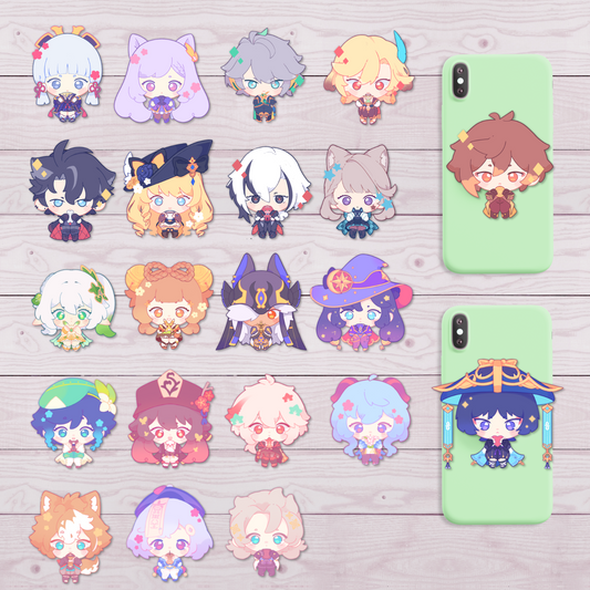 ✿ NO RE-STOCK ✿ GENSHIN Chubby Phone Grips