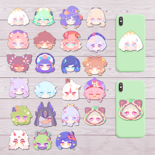 ✿ NO RE-STOCK ✿ GENSHIN head Phone Grips