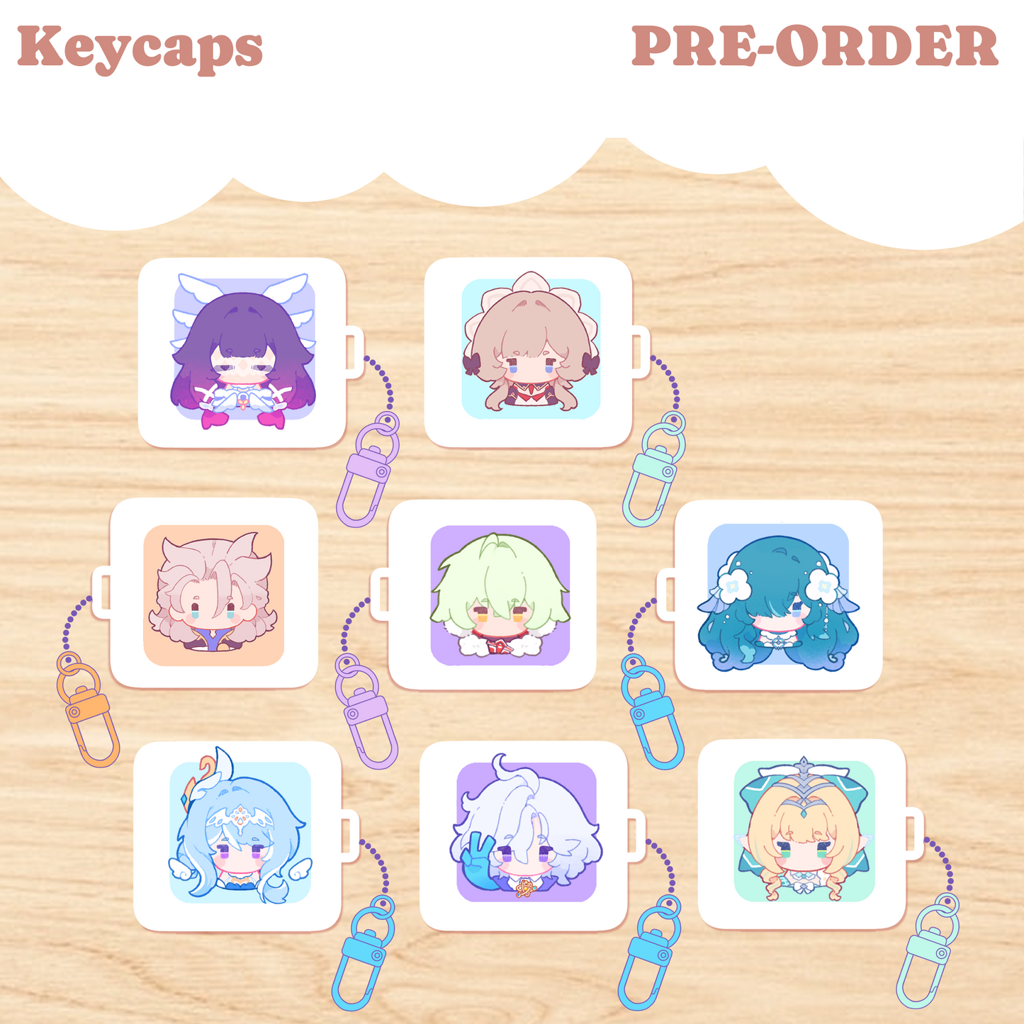 Preorder!! ✿ KEYCAPS ✿ GENSHIN
