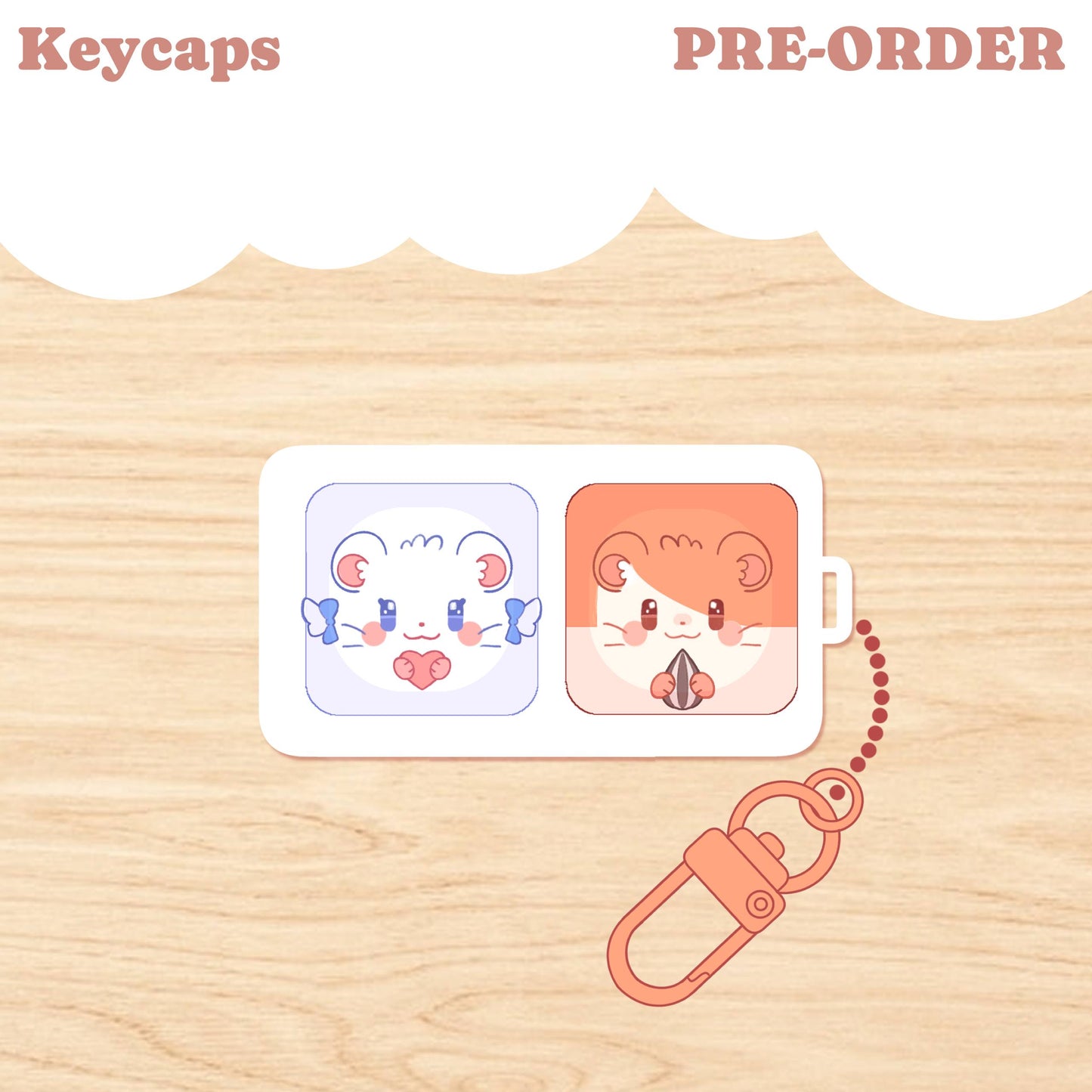✿ KEYCAPS ✿ HAMS [PRE-ORDER]