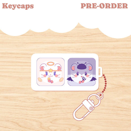 ✿ KEYCAPS ✿ HAMS ANGEL &DEMON [PRE-ORDER]