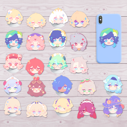 ✿ NO RE-STOCK ✿ Genshin impact 𝗠𝗢𝗡𝗗𝗦𝗧𝗔𝗗𝗧 phone grips